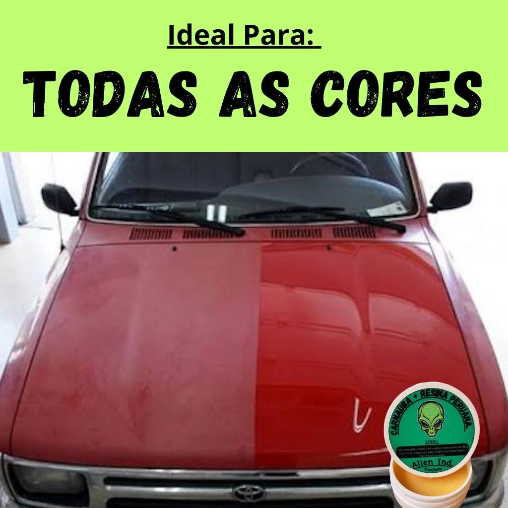 RestauraX Alien V2 – Lataria & Plástico Carnaúba - Brilho e Revitalização Completa para Carros e Motos
