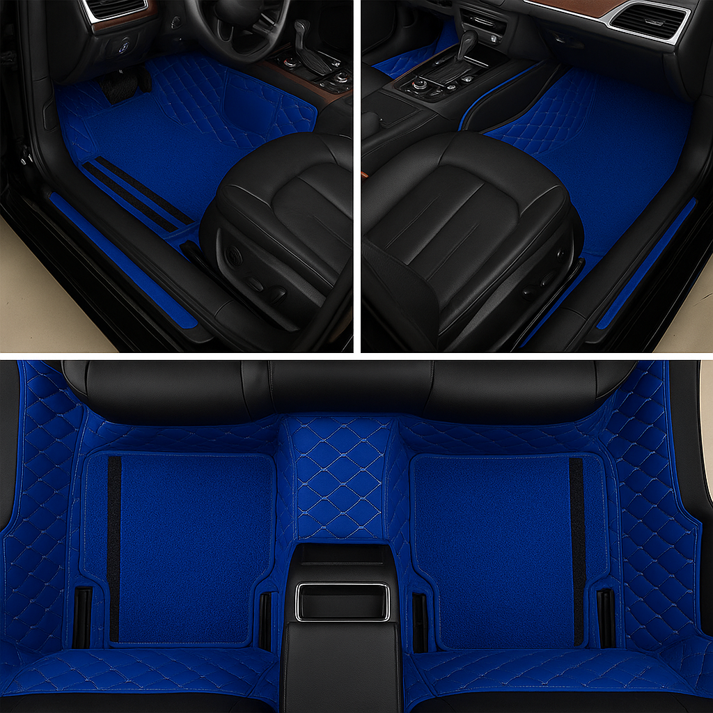 Kit de 4 Tapetes e 4 Forros Automotivos Personalizados – Acompanha de Brinde uma Capa de Volante